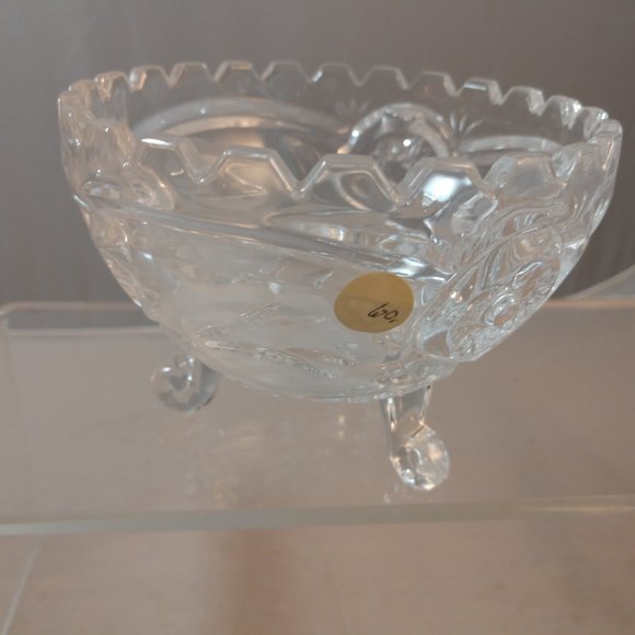 Crystal Footed Candy Dish with Lid - Picture 9 of 9
